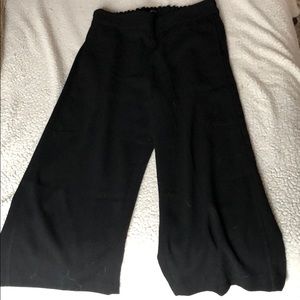 Madewell cropped wide leg pant